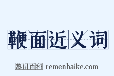 鞭面近义词是什么意思的图片